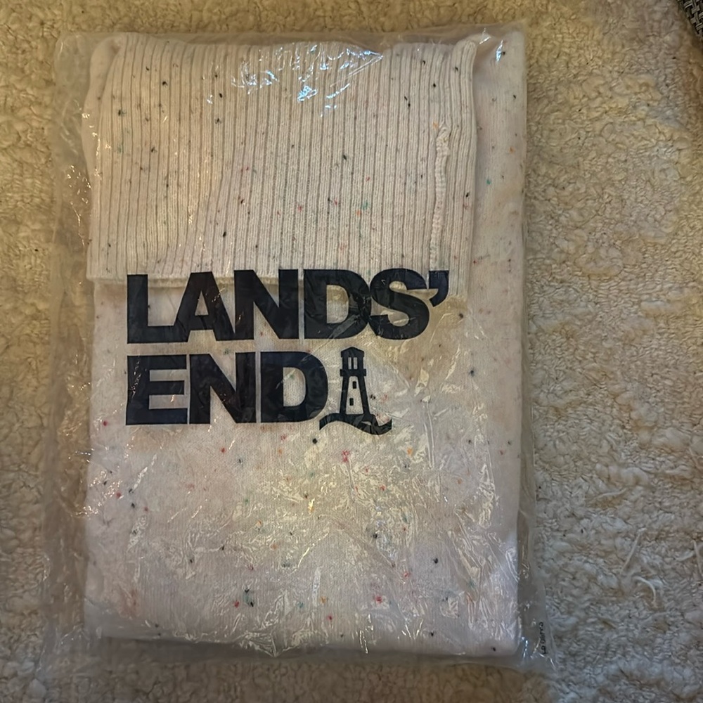 Lands End cashmere turtleneck sweater.